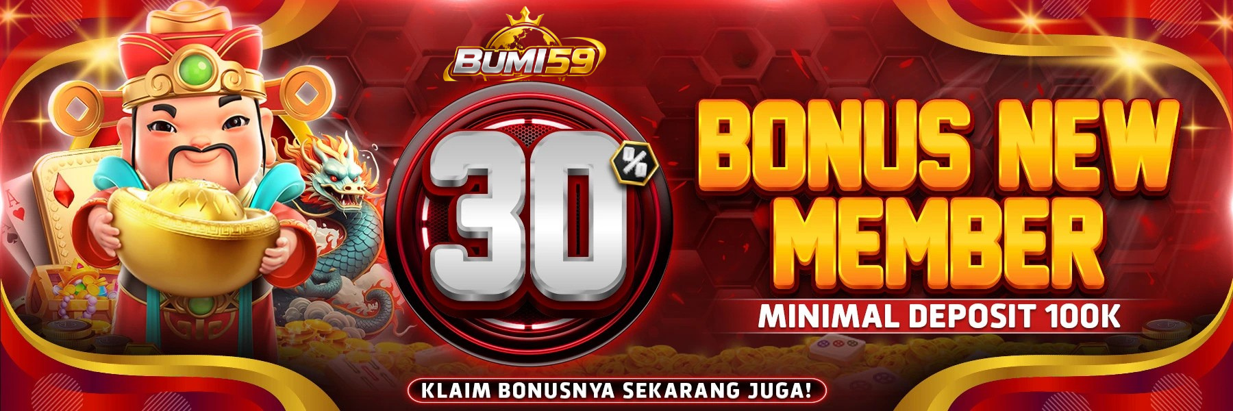 BONUS NEW MEMBER 30%