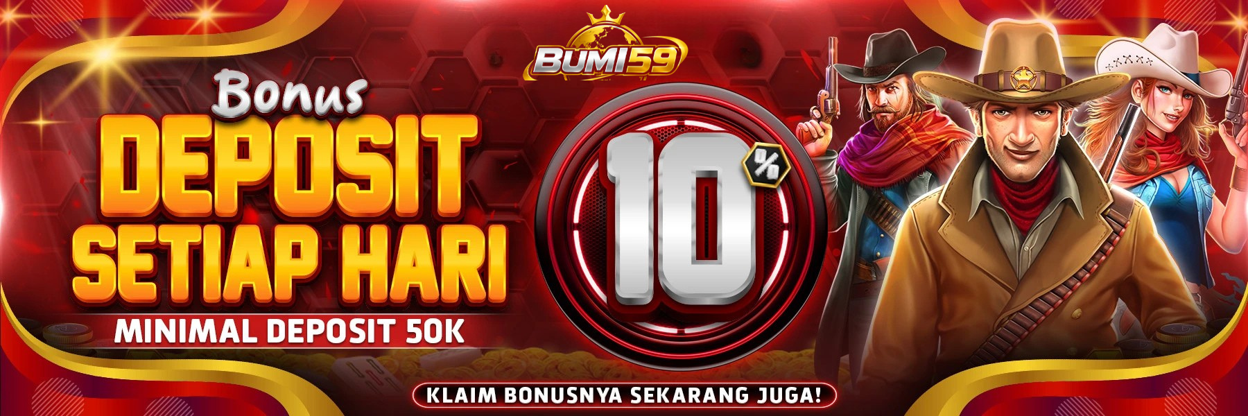 BONUS DEPOSIT HARIAN 10%